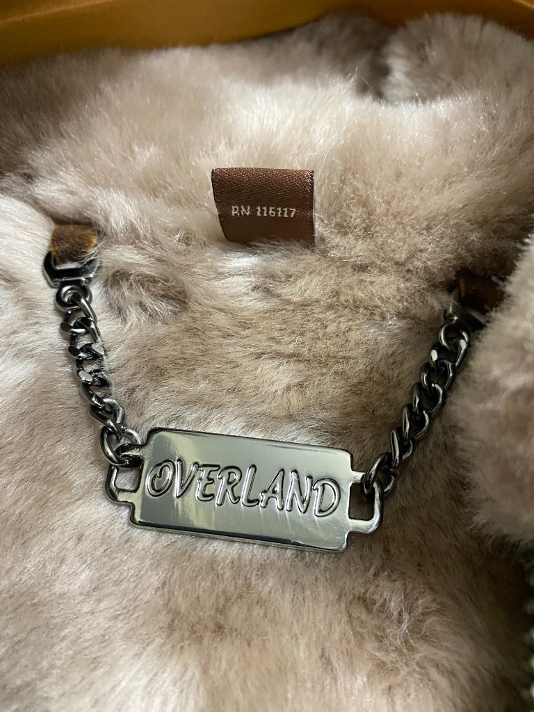 Overland Classic Burnt Cognac Edition Sheepskin B-3 Bomber Jacket — image 5 of 6